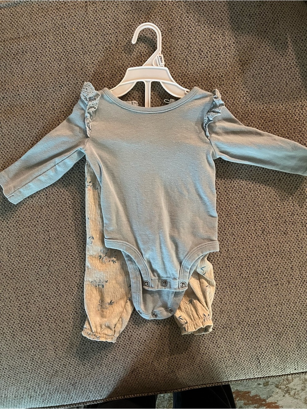 Carters Long-Sleeve Ruffle Set